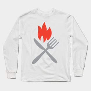 Crossed Forks Long Sleeve T-Shirt